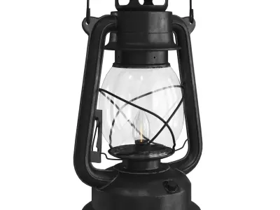 Retro Lantern 3D model