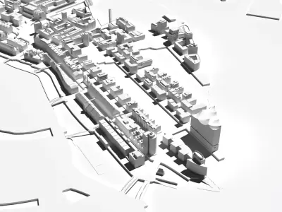 HafenCity Hamburg Germany 3D model