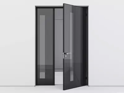 Aluminium door 122 3D model