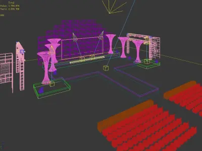Carnival stage 14 3D model