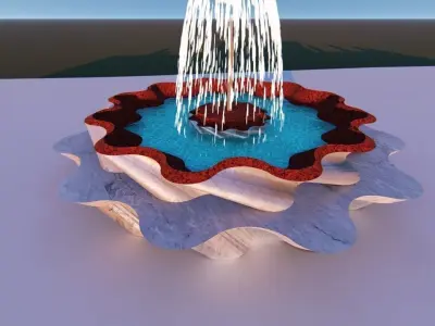 Fountain LS design  3D model
