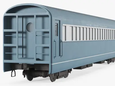  NYC Mercury Streamlined Coach Car 