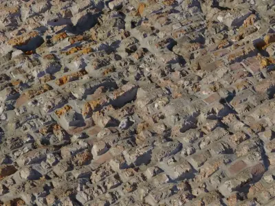 Rubble Filled Brick Wall PBR Texture Texture