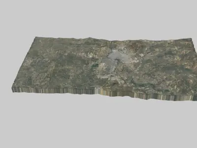 Laredo City Low-poly 3D model