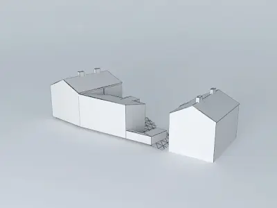 Riga Cesu street 41 body 1 body 2 Free 3D model