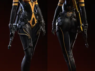 Tachy Stellar Blade Fanart 3D print model