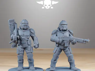 Vaskar Infantry Builder Kit  3D print model