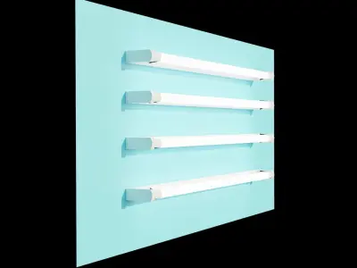 Light low poly Low-poly 3D model