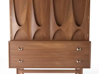 Broyhill Brasilia Tall Dresser - Gentleman Chest 3D print model