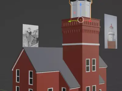 Michigan Lighthouses Free 3D print model