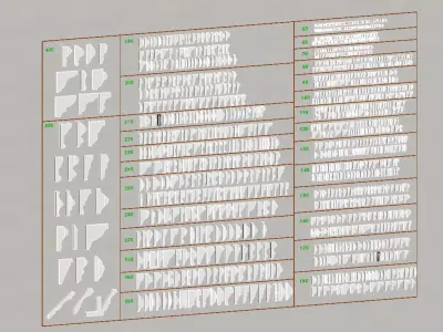 Plaster Moulding 3D model