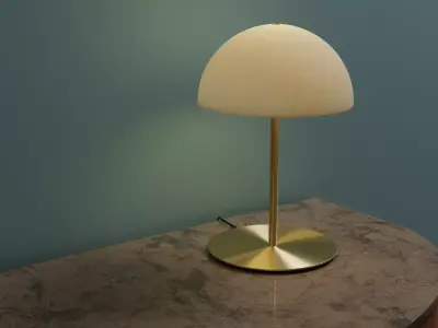 HANNA Pink Table Lamp Low-poly 3D model