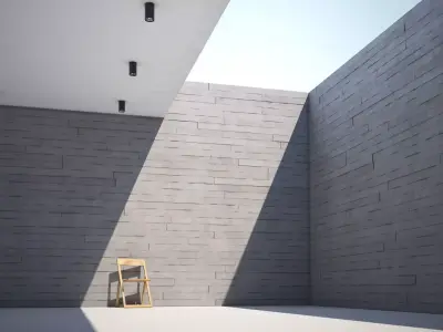 Board formed concrete wall texture large surface Texture