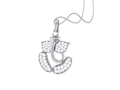 Spiritual Ganesha Pendant 3D print model