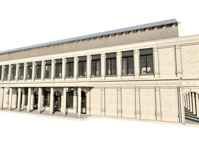 Building  With Interiors 3D model