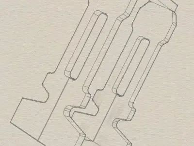 Pocket Lantern Template 3 3D print model