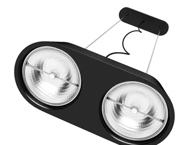 Ceiling Halogen 8 3D model