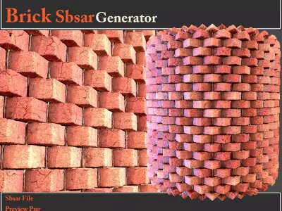 Brick SBSAR Generator Texture