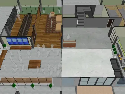 Renovation the old office 3D model