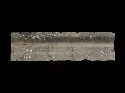 Concrete gutter 02 Texture