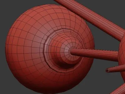 Mace Chandelier 3D model