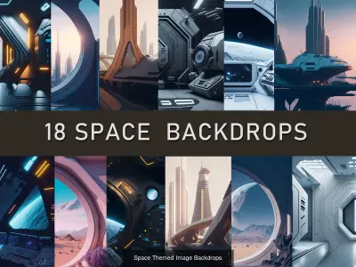 Science Fiction Backdrop Collection Texture