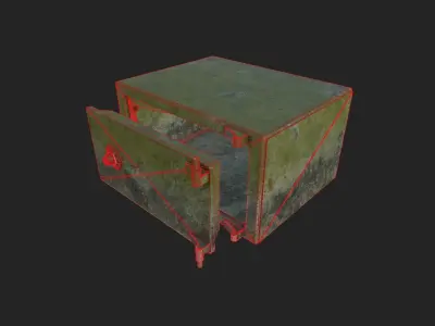 Safes Pack Low-poly 3D model
