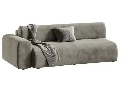 Straight sofa Mail 4NRP 3D model