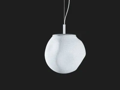 Avia M modern glass pendant light 3D model