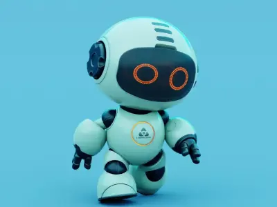 ROBO G-4  Rigged for Unreal Engine - Unity - MIXAMO 3D model