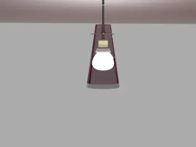 Burger King Light Low-poly 3D model