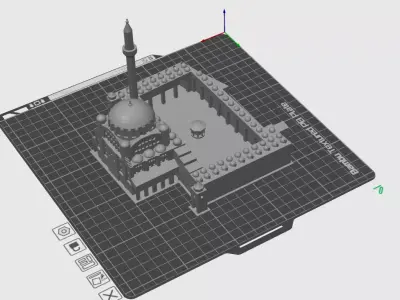  mihrimah mosque 3D print model