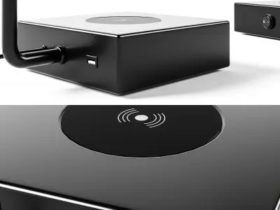 Spenser LED Wireless Charger Table Lamp by John Lewis 3D model