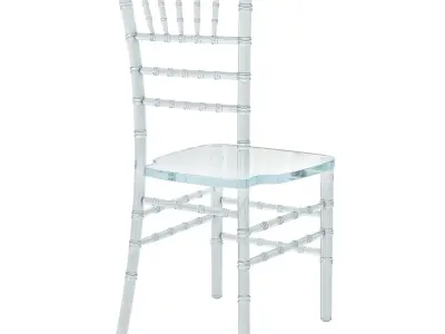 Chiavari Chair Crystal Ice  Low-poly 3D model