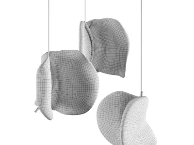 141 Sculptural Pendant Lamp by Bocci 3D model