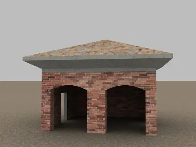 tourist hill stay place 3D model