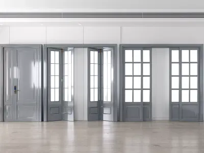 sub style American door combination 3D model