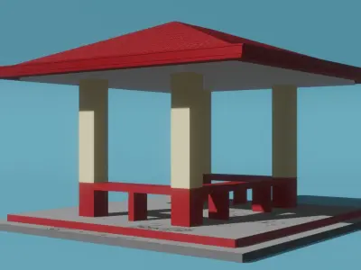 Waiting Shed 3D model