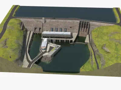  Hydroelectric Dam 