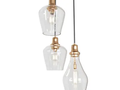 Modern Chandelier 5 3D model