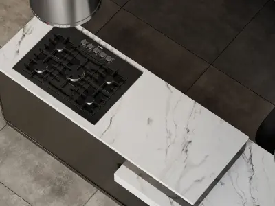 Kitchen 04 3D model buy