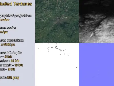 Brussels Belgium City Landscape 3D Model 3D model