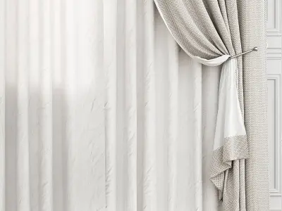 Curtain Set 494C 3D model