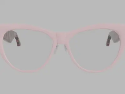 eye glasses Low-poly 3D model