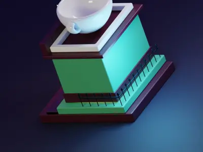 AQCoffeeShop V011 3D model