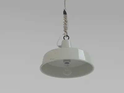 Painted Rustic Pendant 3D model