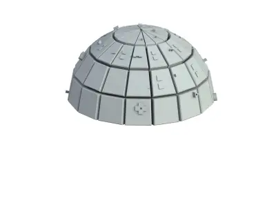 Sci Fi Object No 3836 Low Poly Low-poly 3D model