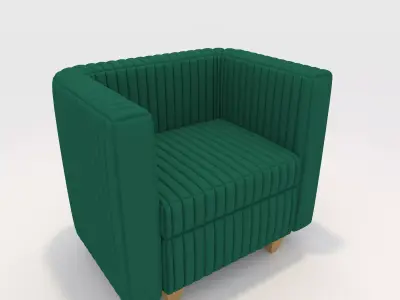 Sofa 1 Seater 13 3D model