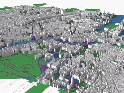 Copenhagen City 3D model