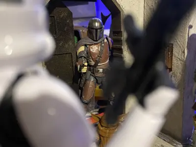 MANDALORIAN NEVARRO DIORAMA 3D print model